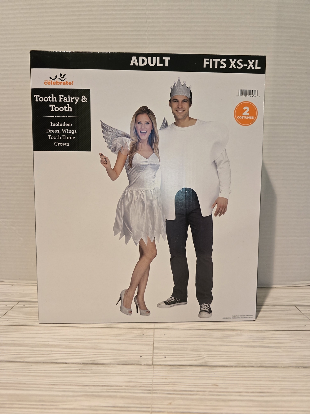 Cekebrate! Tooth Fairy & Tooth Couples Halloween Costumes Adult XS-XL NEW